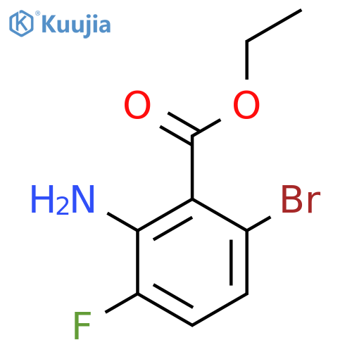 Ethyl 2-amino-6-bromo-3-fluorobenzoate structure