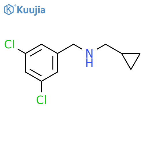 (Cyclopropylmethyl)[(3,5-dichlorophenyl)methyl]amine structure