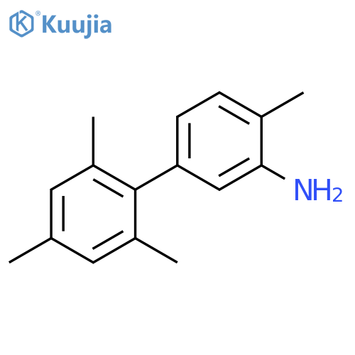2-methyl-5-(2,4,6-trimethylphenyl)aniline structure