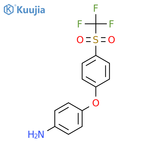 4-[4-(Trifluoromethylsulfonyl)phenoxy]aniline structure
