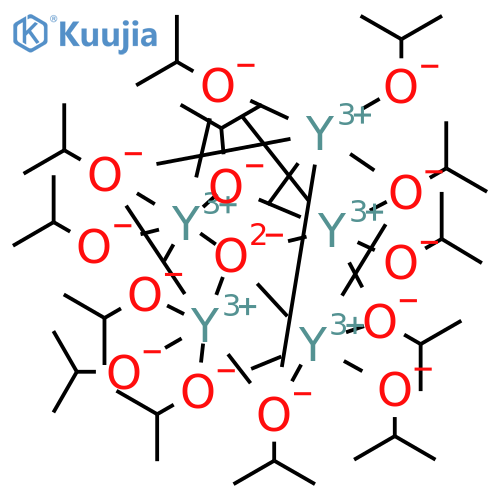 Yttrium, m5-oxotetrakis[m-(2-propanolato)]tetrakis[m3-(2-propanolato)]pentakis(2-propanolato)penta- structure