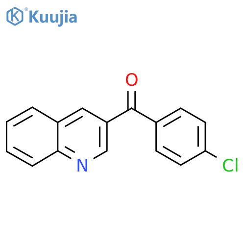 3-(4-Chlorobenzoyl)quinoline structure