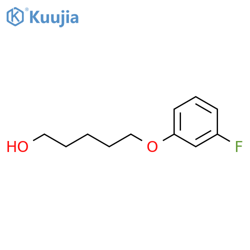 5-(3-fluorophenoxy)pentan-1-ol structure
