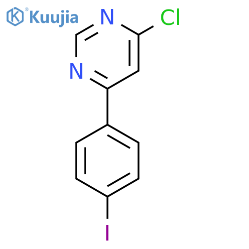 4-Chloro-6-(4-iodophenyl)pyrimidine structure
