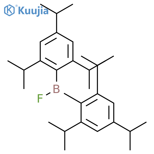 Borane, fluorobis[2,4,6-tris(1-methylethyl)phenyl]- structure