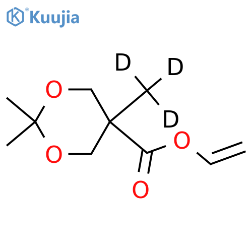 2,2,5-Trimethyl-1,3-dioxane-5-carboxylic Acid Vinyl Ester-d3 structure