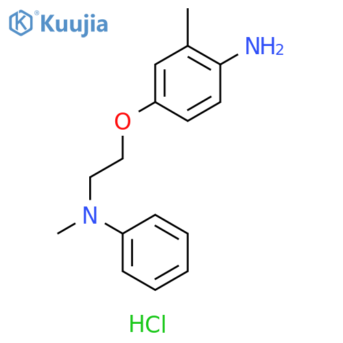 N-2-(4-Amino-3-methylphenoxy)ethyl-N-methyl-n-phenylamine Dihydrochloride structure