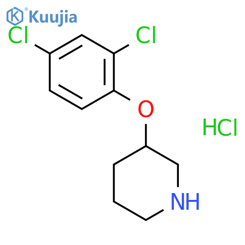 3-(2,4-Dichlorophenoxy)piperidine hydrochloride structure