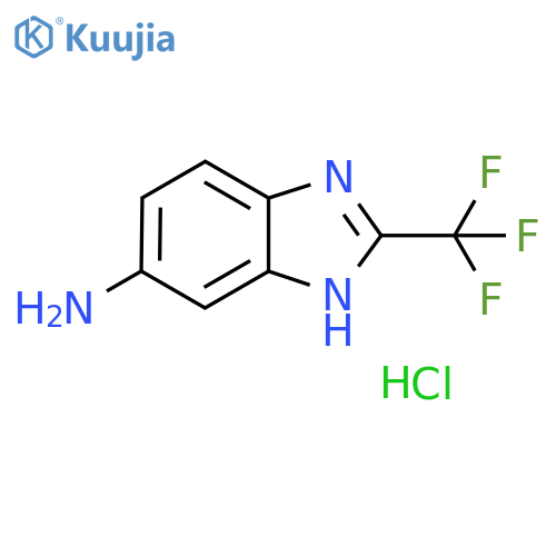2-Trifluoromethyl-3H-benzoimidazol-5-ylamine Hydrochloride structure