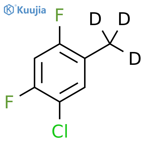 2,4-Difluoro-5-(methyl-d3)-chlorobenzene structure