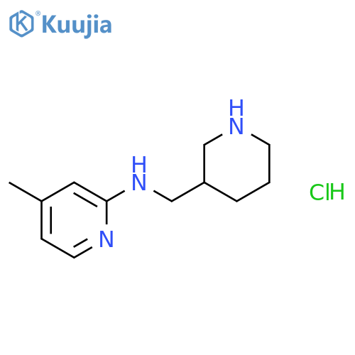 (4-Methyl-pyridin-2-yl)-piperidin-3-ylmethyl-amine hydrochloride structure