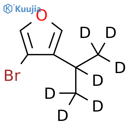 3-Bromo-4-(iso-propyl-d7)-furan structure