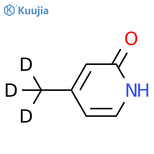 2-Hydroxy-4-methylpyridine-d3 structure