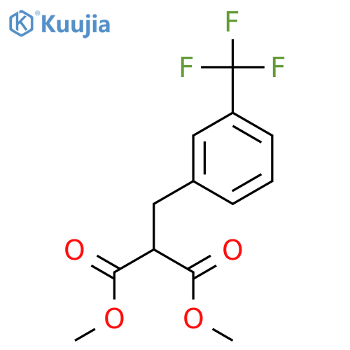 Dimethyl 2-(3-trifluoromethylbenzyl)malonate structure