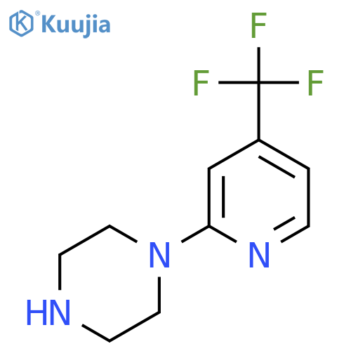1-4-(trifluoromethyl)pyridin-2-ylpiperazine structure