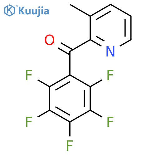 3-Methyl-2-(pentafluorobenzoyl)pyridine structure