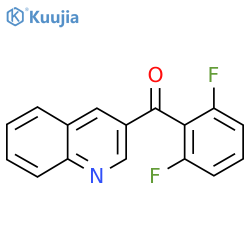 3-(2,6-Difluorobenzoyl)quinoline structure