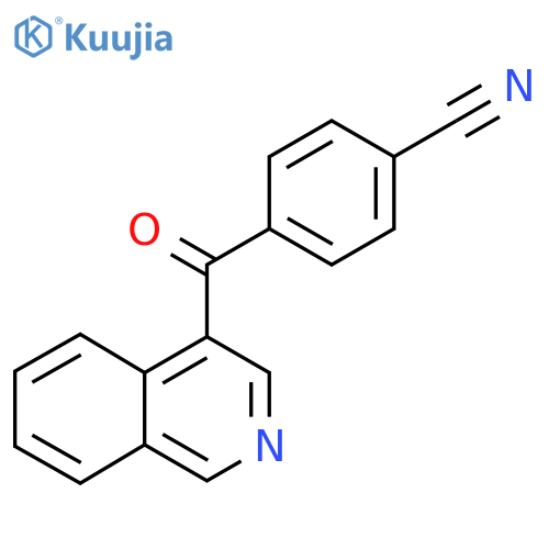 4-(4-Cyanobenzoyl)isoquinoline structure