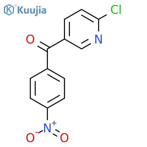 2-Chloro-5-(4-nitrobenzoyl)pyridine structure