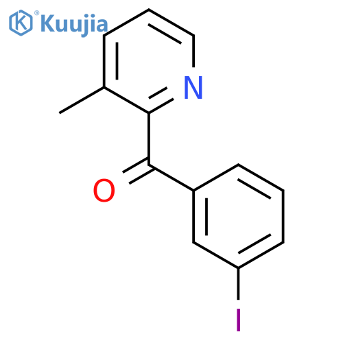 2-(3-Iodobenzoyl)-3-methylpyridine structure
