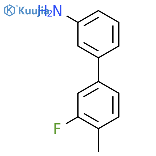 3-(3-Fluoro-4-methylphenyl)aniline structure