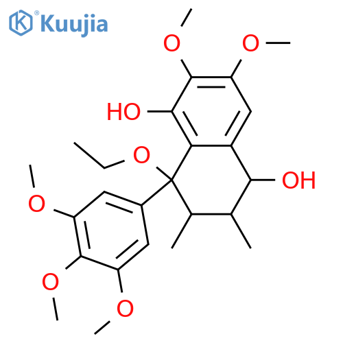 2,7'-Cyclo-8,8'-lignan-3,3',4,4',5,5',7,7'-octol;  (7ξ,7'S,8S,8'R)-form, 7'-Et, 3',4,4',5,5'-penta-Me ether structure
