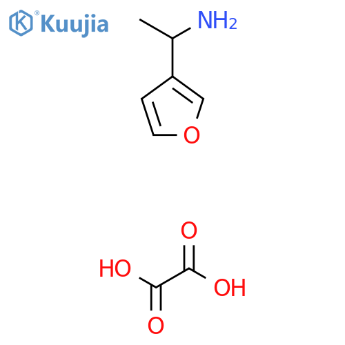 1-Furan-3-YL-ethylamine oxalate structure