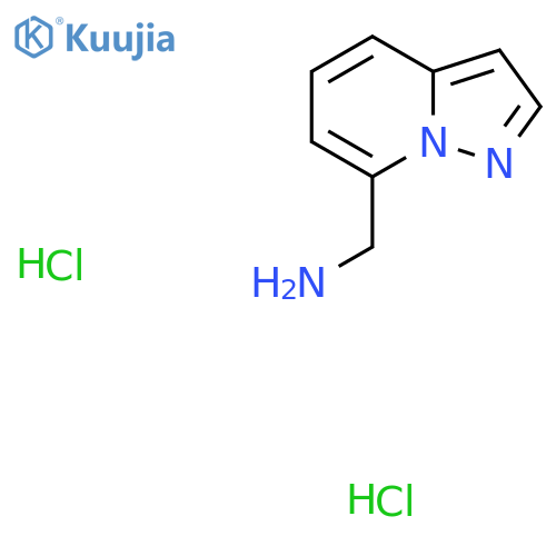 c-Pyrazolo-1,5-apyridin-7-yl-methylamine Dihydrochloride structure