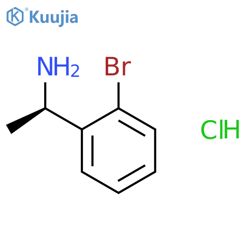 (1R)-1-(2-Bromophenyl)ethanamine Hydrochloride structure