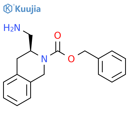 3-(S)-aminomethyl-2-cbz-1,2,3,4-tetrahydro-isoquinoline structure