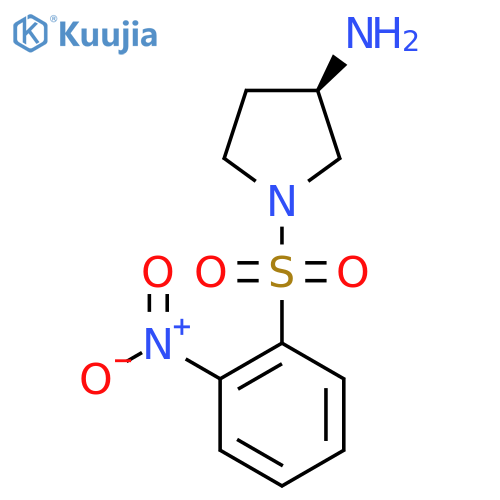 (3R)-1-(2-nitrobenzenesulfonyl)pyrrolidin-3-amine structure