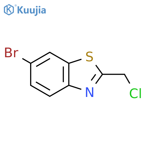 6-Bromo-2-chloromethylbenzo[d]thiazole structure