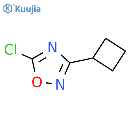 5-Chloro-3-cyclobutyl-1,2,4-oxadiazole structure
