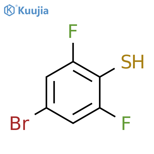 4-bromo-2,6-difluorobenzene-1-thiol structure