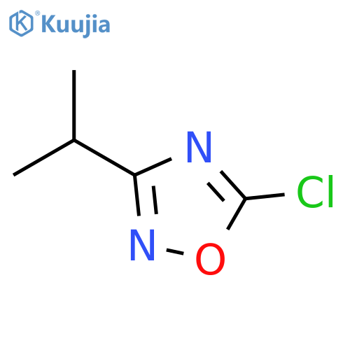 5-chloro-3-(propan-2-yl)-1,2,4-oxadiazole structure