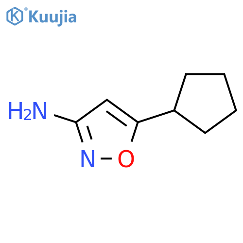 5-cyclopentyl-1,2-oxazol-3-amine structure