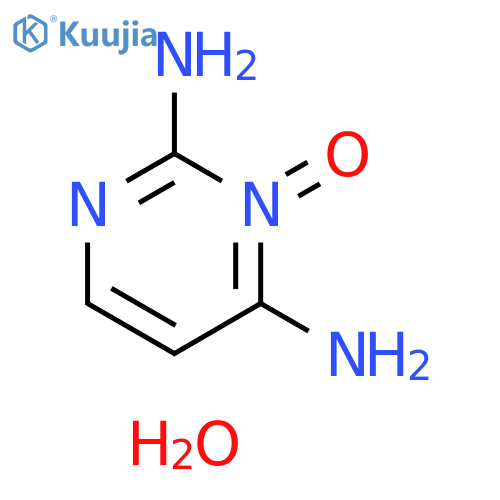 2,4-Diaminopyrimidine 3-N-Oxide Monohydrate structure