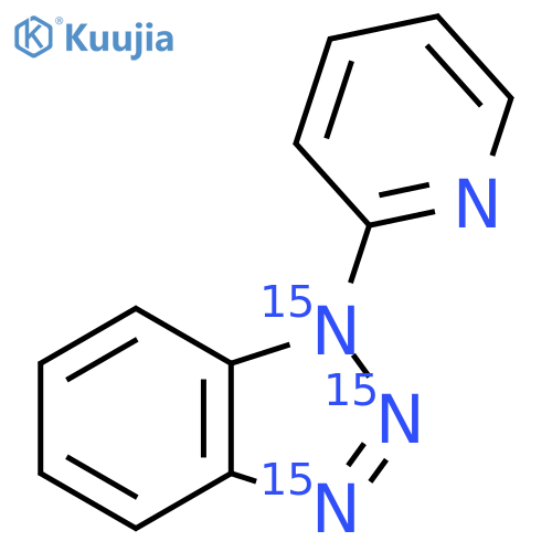 1-(2-Pyridinyl)benzotriazole-15N3 structure