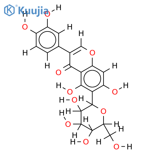 6-(beta-D-glucopyranosyl)orobol structure