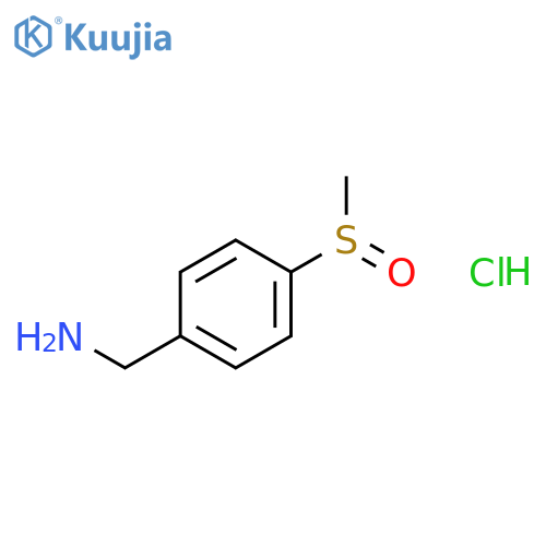 (4-(Methylsulfinyl)phenyl)methanamine Hydrochloride structure
