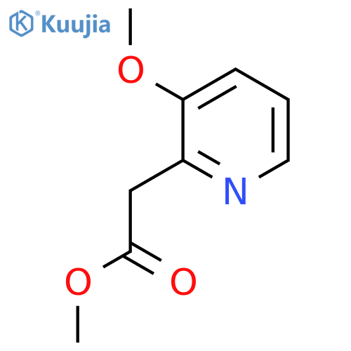 Methyl 2-(3-methoxypyridin-2-YL)acetate structure