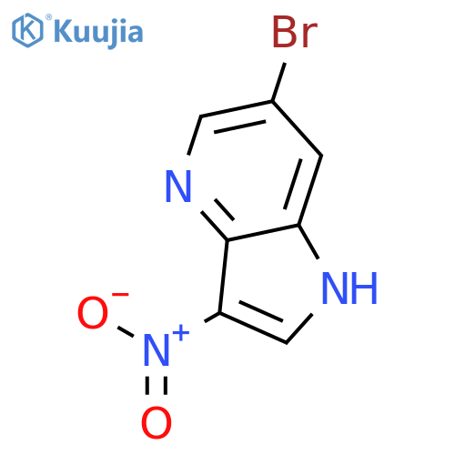 6-Bromo-3-nitro-1H-pyrrolo3,2-bpyridine structure