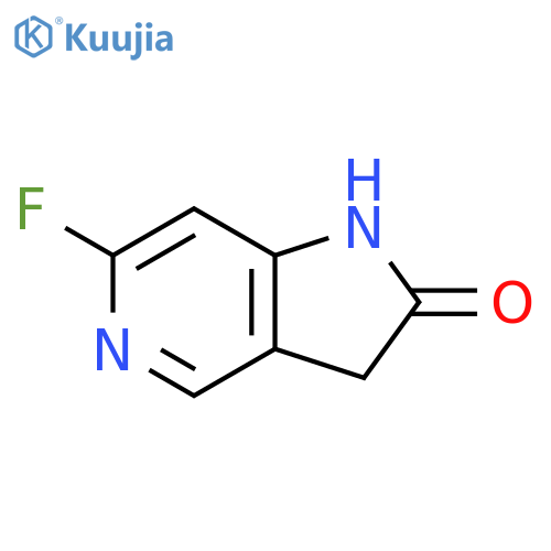 6-Fluoro-5-aza-2-oxindole structure