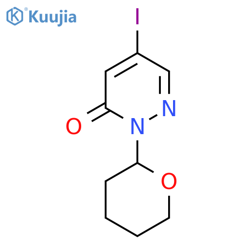 5-Iodo-2-(tetrahydro-pyran-2-yl)-2H-pyridazin-3-one structure