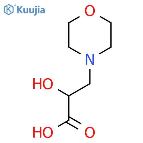 2-hydroxy-3-(morpholin-4-yl)propanoic acid structure