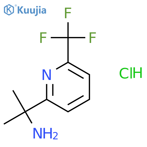2-(6-(Trifluoromethyl)pyridin-2-yl)propan-2-amine hydrochloride structure