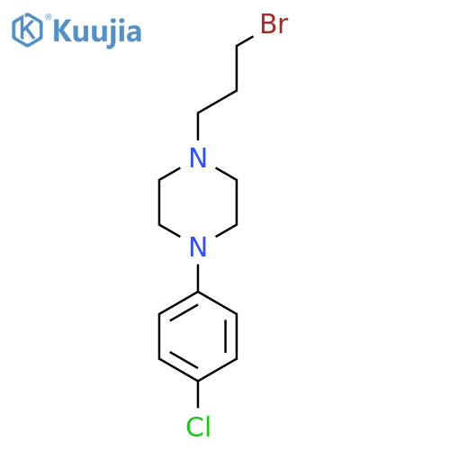 1-(3-Bromopropyl)-4-(4-chlorophenyl)piperazine structure
