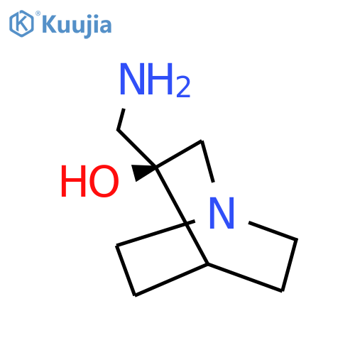 (3S)-3-(aminomethyl)-1-azabicyclo[2.2.2]octan-3-ol structure