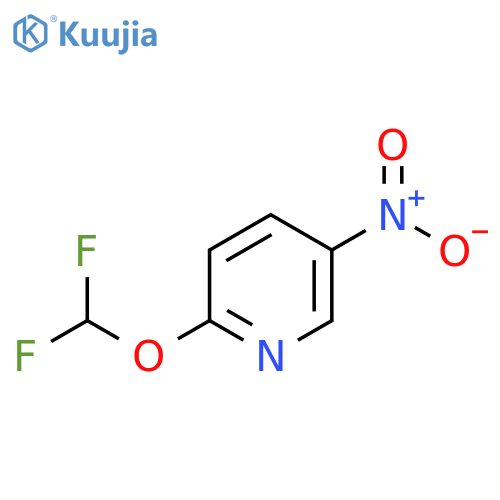 2-(Difluoromethoxy)-5-nitropyridine structure