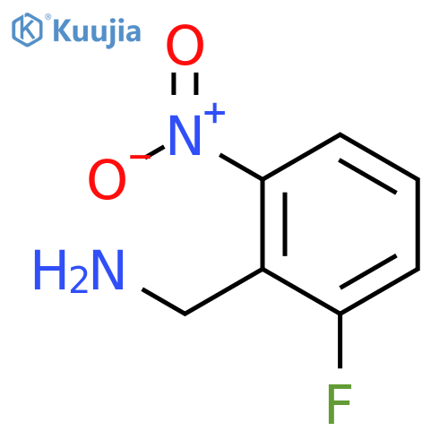 (2-fluoro-6-nitrophenyl)methanamine structure